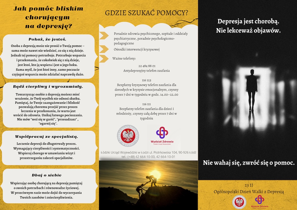 Broszura 1 Ogolnopolski Dzien Walki z Depresja